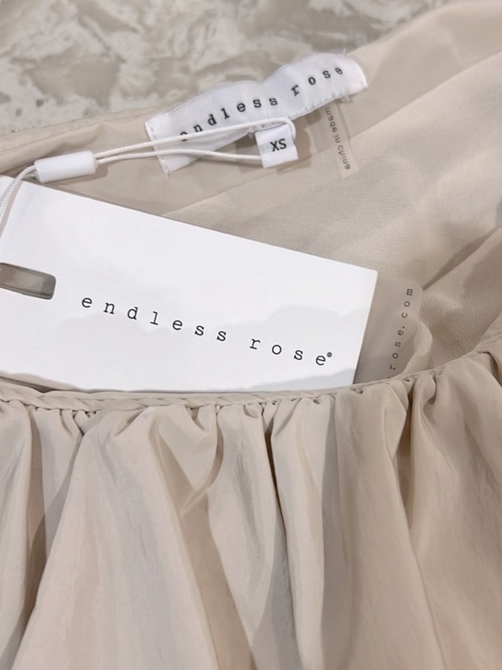 Endless Rose White One-Shoulder Ruffle Tank - Picture 4 of 4